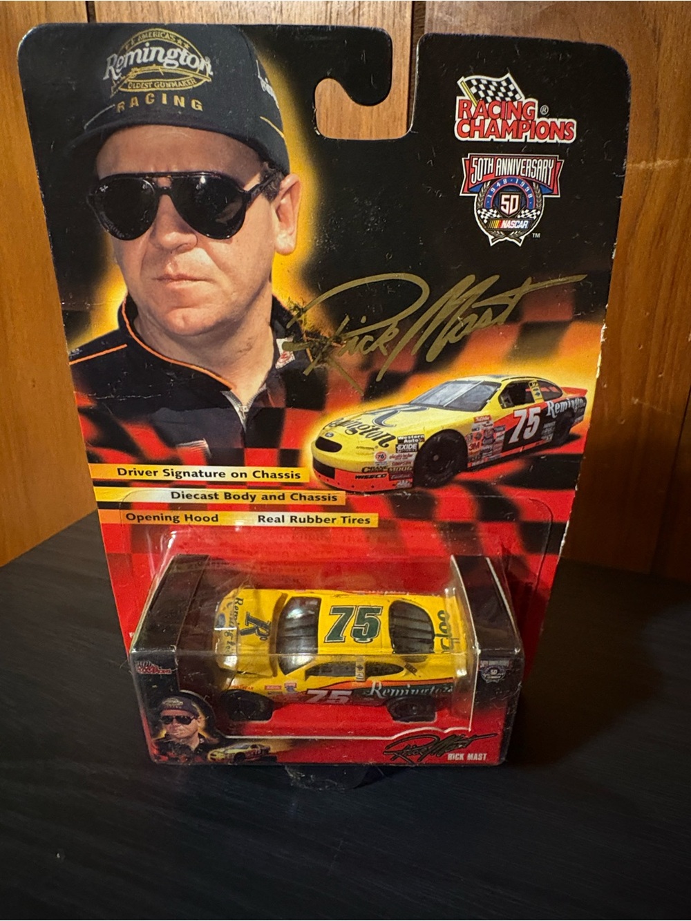 Remington #75 Die-Cast Collectible Car - Yellow